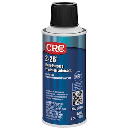 Crc General Purpose Lubricant, 6 oz, Aerosol Can, Petroleum Distillates, Amber 2004