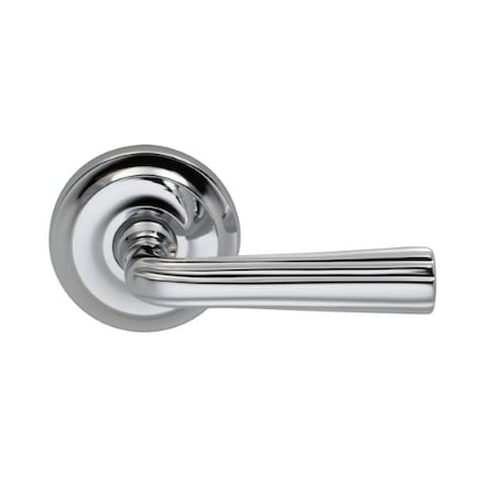 Omnia Lever 2-5/8" Rose Pass 2-3/4" BS T 1-3/4" Doors Bright Chrome 706 706/00C.PA2