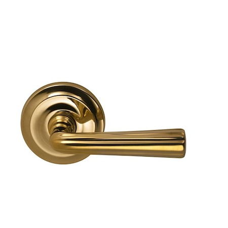 Omnia LVR 2-5/8" Rose Pass 2-3/4" BS T 1-3/8" Doors ULQ Bright Brass 706 706/00A.PA3A