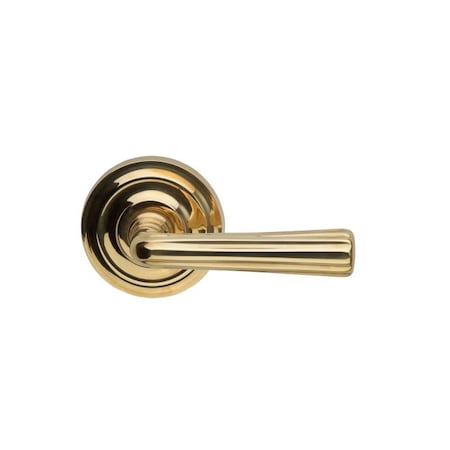 Omnia LVR 2-5/8" Rose Pass 2-3/8" BS Full Lip 1-3/4" Doors Bright Brass 706 706/00BF.PA1