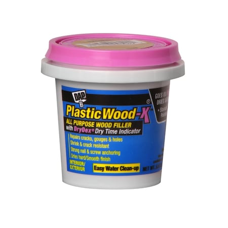 Dap PLASTIC WOOD-X W/DRYDEX 5.5 OZ (12 Pack), 12PK 7079800540