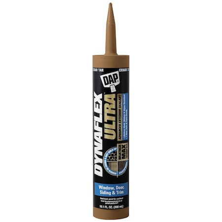 Dap Dynaflex Ultra, 10.1 oz, Cedar Tan, PK12 7079818221