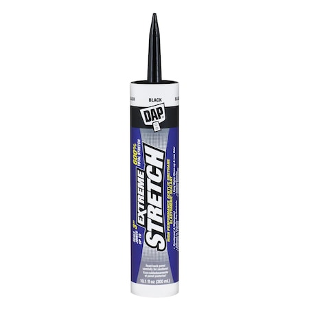 Dap Acrylic Urethane Sealant, 10 oz, Cartridge, Black, Acrylic Base, Extreme Stretch 7079818713