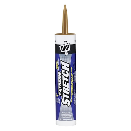 Dap Extreme Stretch Acrylic Urethane, 10 oz, Cylinder, Acrylic Urethane Base, Tan 7079818718