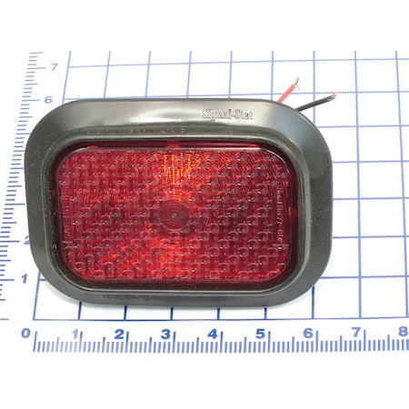 Kelley Red 3"X 4-3/4" Signal Light W/ Housing/B 708-857