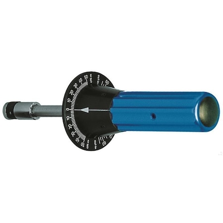 Gedore Torque Screwdriver, 1/4", 14-70"/oz 758-05