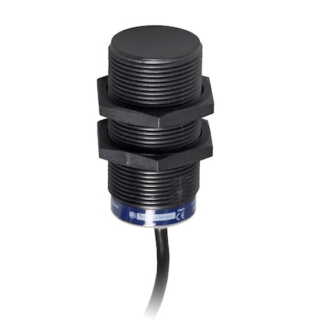 Telemecanique Sensors Cylindrical, Inductive Proximity Sensor, 30 mm Dia., PPS, 2 m, Bare Wire, 3 Wires, Shielded XS4P30PA340
