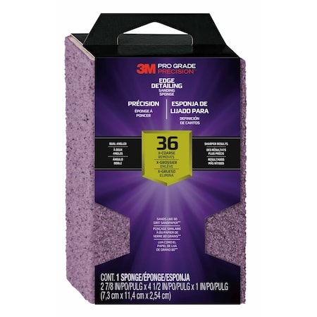 3M Sponge, 24303TRI-XC-DA, 2.875"x4.5"x1 24303TRI-XC-DA