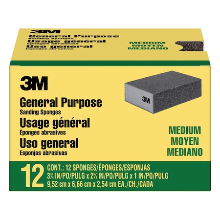 3M CP002-12P Block 3-3/4"x 2-5/8"x1", PK12 CP002-12P
