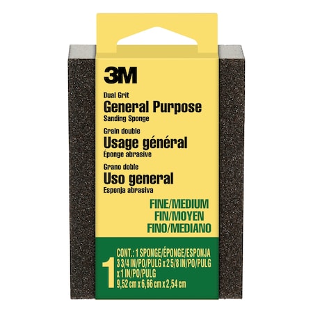 3M Sndng Spng, 908-ESF Blk, 3-3/4"x2-5/8"x1 908-ESF