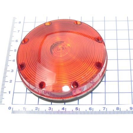 Kelley Red 7" Rd. Signal Light W/ Housing/Bulb,  710-783