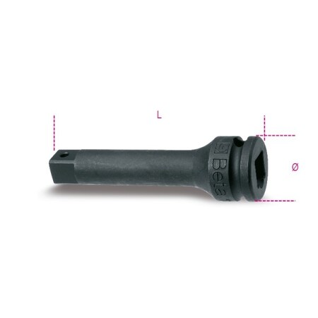 Beta Impact Extension Bar, 3/8" Drive 007100821
