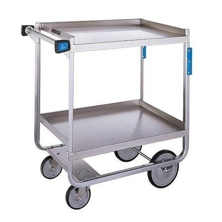 Lakeside Stainless Steel Utility Cart; 700 Lb Capacity, 2 Shelf, 15-1/2"x24" 710