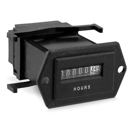 Trumeter Hour Meter 115Vac, 60Hz, 7 Fig 2-Hole 1. 711-0130