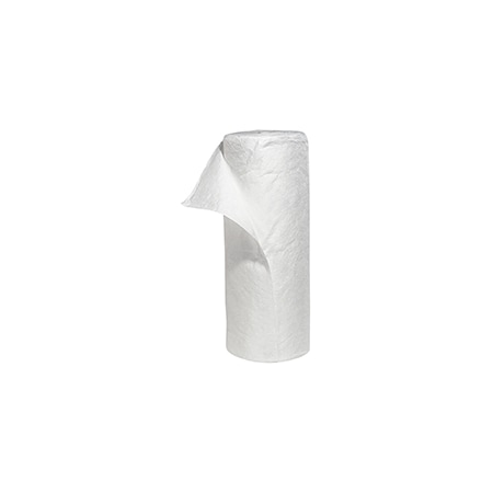 Wyk Sorbent Roll, Oil, 30 in x 150 ft, White 7124