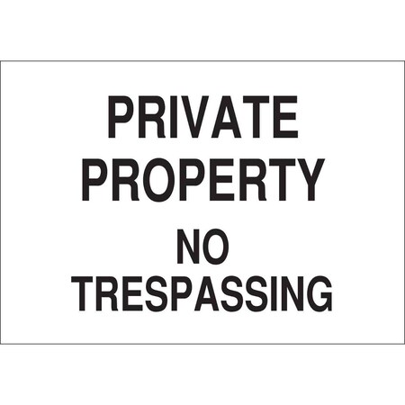 Brady Admittance Sign, 14 in Height, 20 in Width, Fiberglass, Rectangle, English 71288