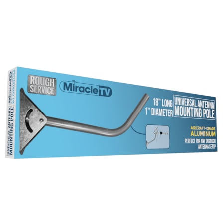 Miracle Tv Universal Outdoor Antenna Mounting Pole,  603111