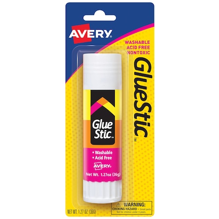 Avery Glue Stick, White, 1.27 oz 191