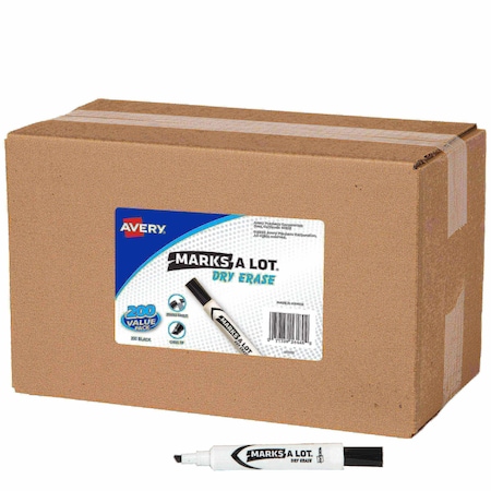 Avery Marks A Lot Value Pack Dry Erase, PK200 24445