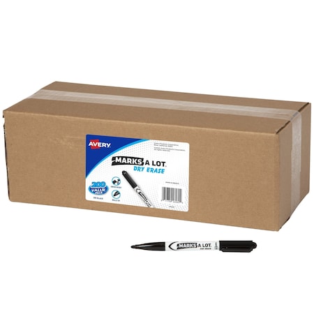 Avery Marks A Lot Value Pack Dry Erase, PK200 24595