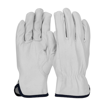 Pip Drivers Gloves, Goat Leather, Natural, L, PR 71-3601/L