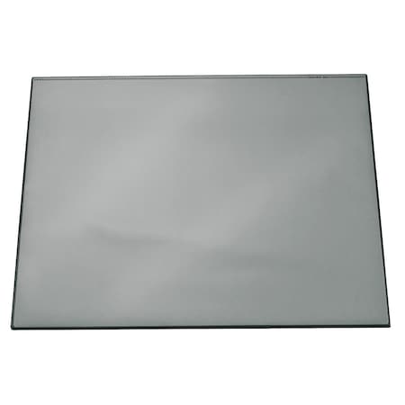 Durable Office Products Rect. Desk, Pad w/ Overlay, 26"x20", Gray 720310