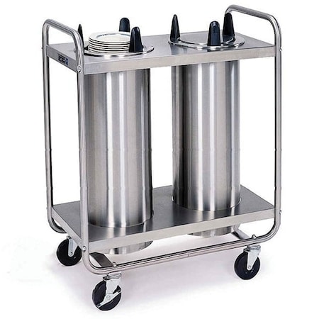 Lakeside Regular Non Heated Tubular 2 Stack Plate Dispenser; Plates Up to 5" 7200