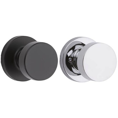 Kwikset Pismo Knob w/Round Rose Passage Lock w/6 720PSKRDT-514X26