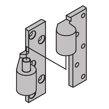 Ives Satin Stainless Steel Pivot 7237FINT32D 7237FINT32D