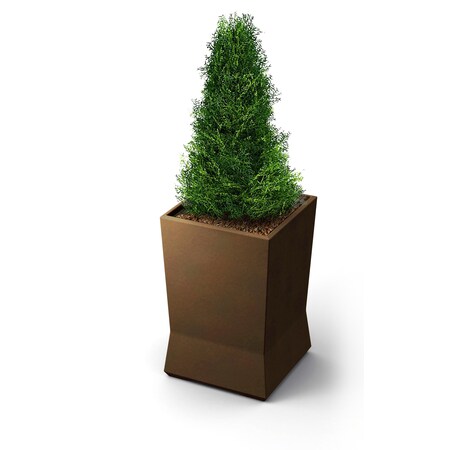Commercial Zone Products Medium ModTec Planter, Bronze 724365