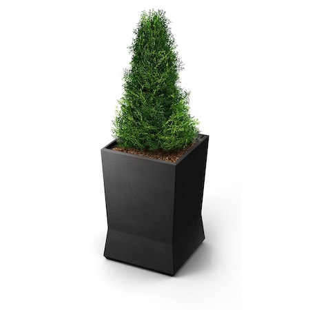 Commercial Zone Products Medium ModTec Planter, Gunmetal Stain 724366