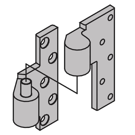 Ives Satin Stainless Steel Pivot 7245FINT32D 7245FINT32D