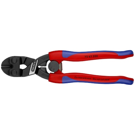 KNIPEX Flush Cutter, 8" High Leverage Flush Cut 72 62 200 SBA