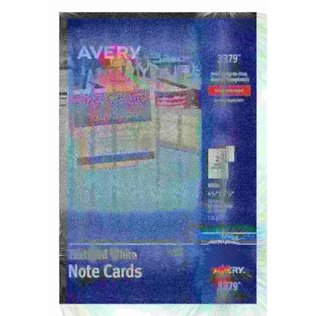 Avery Cards, Uncoated, Matte, Two-S, PK50 3379