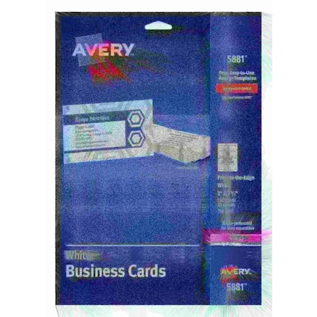 Avery Business Cards 2" x 3.5", Sure Fe, PK160 5881
