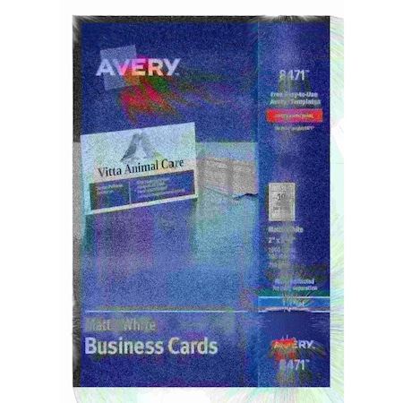 Avery Business Cards 2" x 3.5", Sure, PK1000 8471