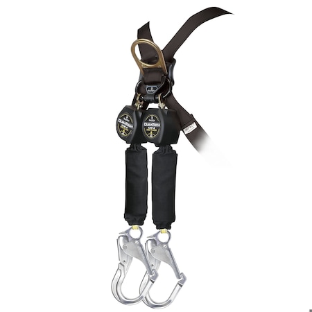 Falltech Not Applicable Self-Retracting Lifeline, 6 ft. Length, Carabiner, Steel, 2 Leg(s) 72906TB5