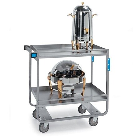 Lakeside Stainless Steel Guard Rail Cart; 700 Lb Capacity, 2 Shelf, 21"x33" 729