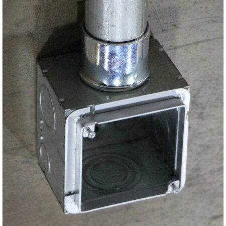 Southwire To 4" Square Cover .56 Raise, 4-11/16" 72C4S-1/2