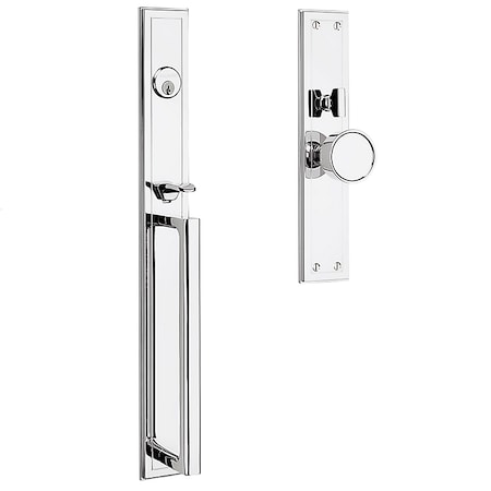 Baldwin Entry Hollywood Hills Entrance Trim Active Exterior Trim Bright Chrome 6946.260