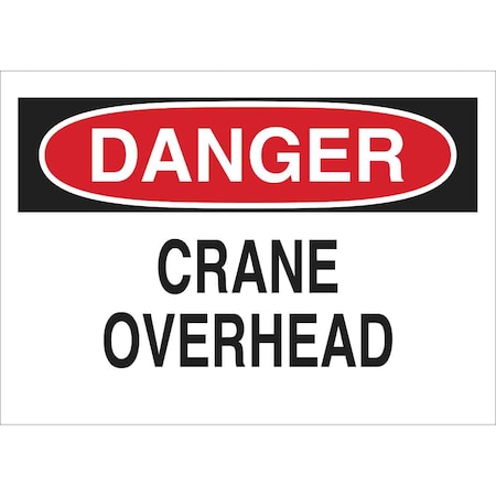 Brady Danger, Crane Overhead, 14" W x 10" H, Rectangle, Polyester 85924