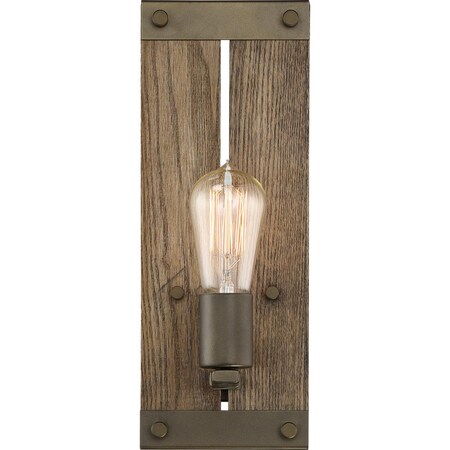 Nuvo Fixture, Sconce, 1L, 60W, ST19, Medium Base, 120V, Bronze 60/6427