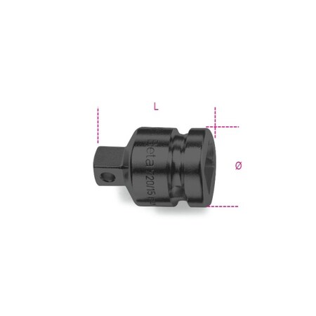 Beta Adaptor, 1-1/2"-1" 007300810