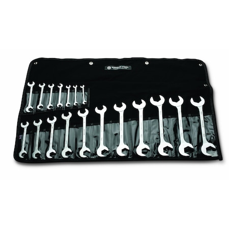 Wright Tool Open End Wrench 18 Piece Set - Double An 732