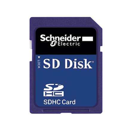 Schneider Electric Memory card, Harmony GTO, 4GB SD card, for terminals HMIZSD4G