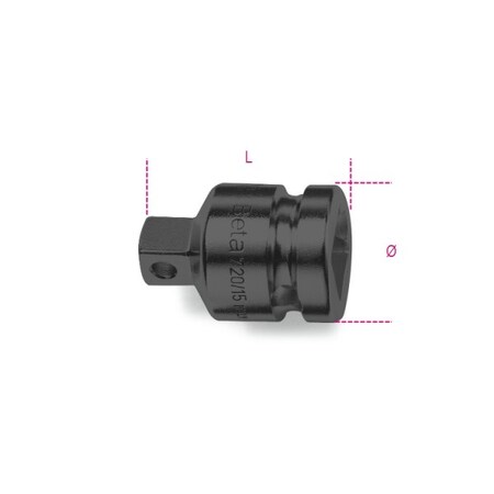 Beta Adaptor, 2-1/2"-1-1/2" 007330810