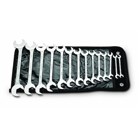 Wright Tool Open End Wrench 14 Piece Set - Double An 733