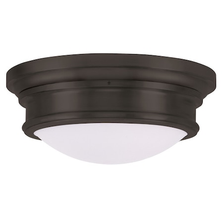 Livex Lighting Astor 3 Light Bronze Ceiling Mount 7343-07