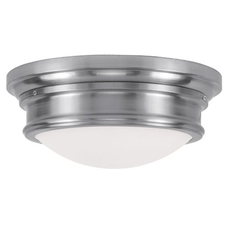 Livex Lighting Astor 3 Light Brushed Nickel Ceiling Mount 7343-91