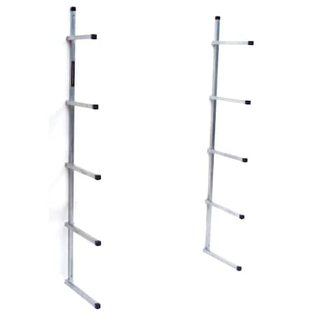 KEYSCO TOOLS Aluminum, Bumper Storage Rack, 5 Bumpers 73784